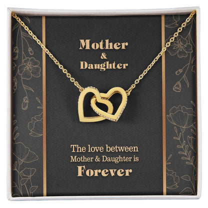 Mothers Day Interlocking Hearts Necklace Luxury