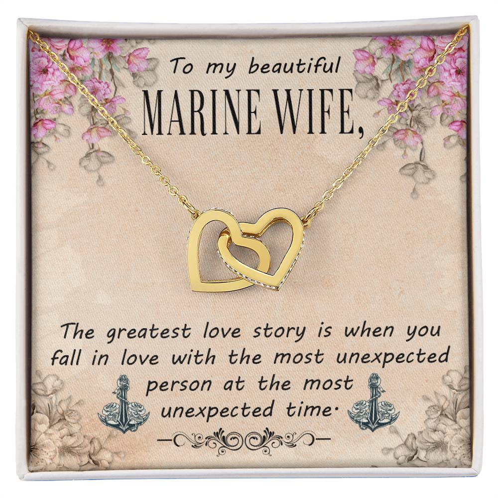 Interlocking Hearts Necklace Anniversary Gift For Wife Gift For Her From Husband Gift For Her Mothers Day Gift Valentines Day Gift Gifts For Wife Christmas Gift