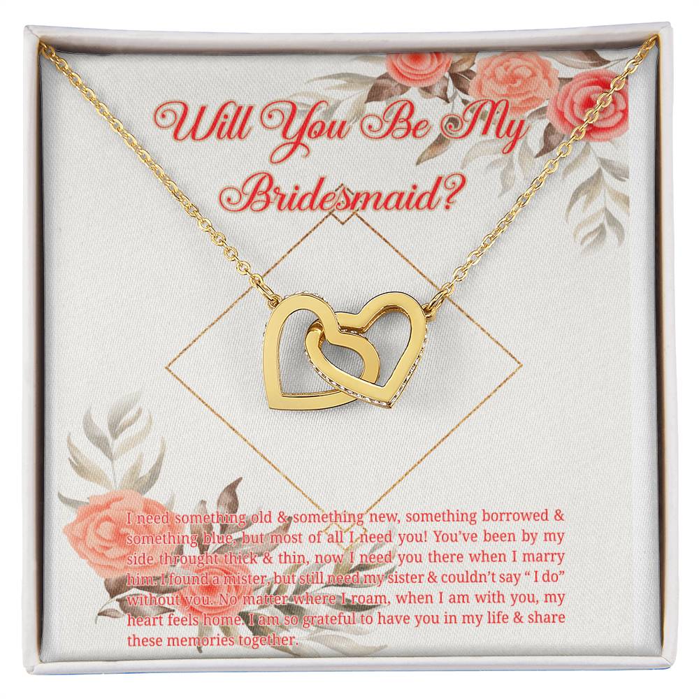 Interlocking Hearts Bridesmaid Necklace Gift Perfect Us Gifts Interlocking Hearts Necklace