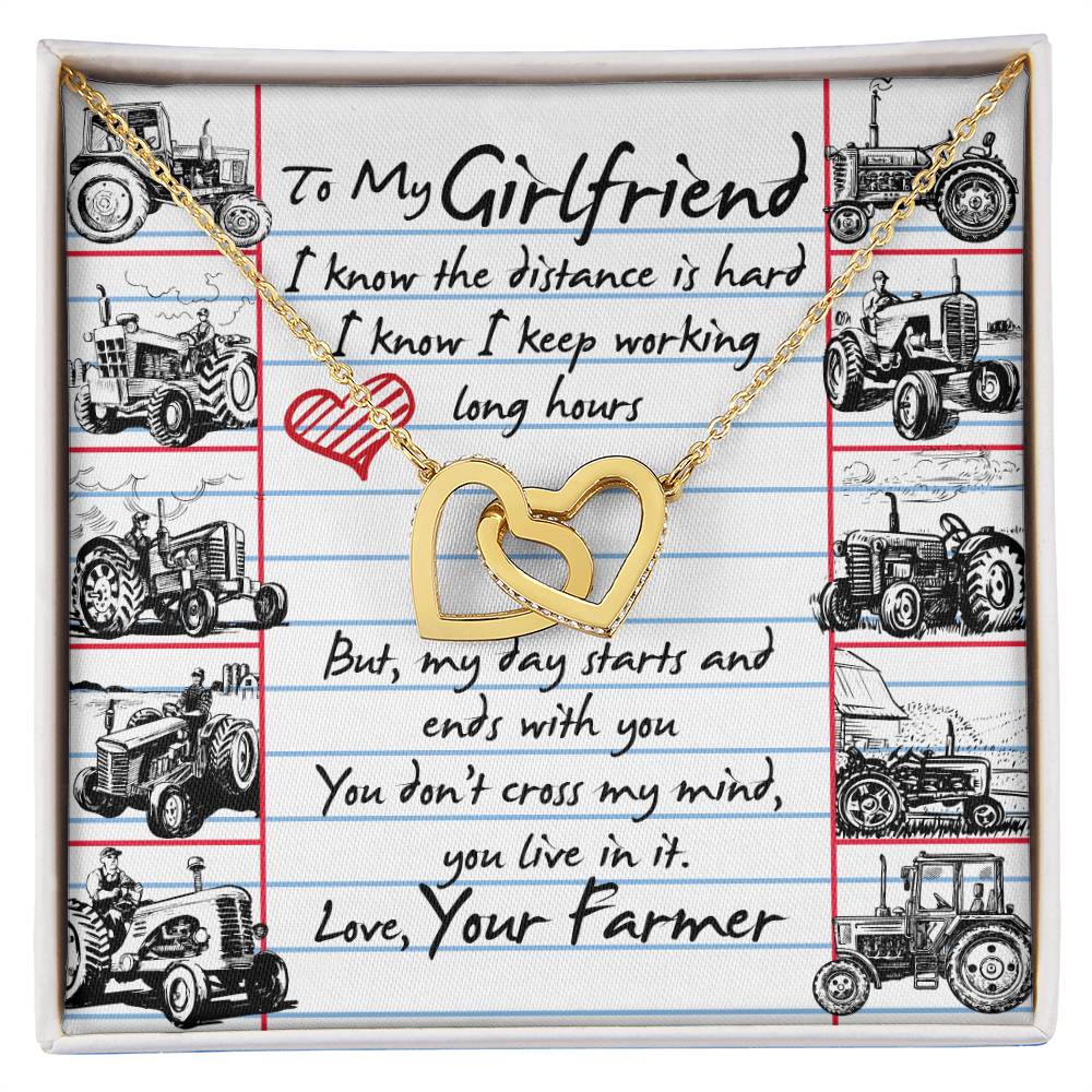 Farmer'S Girlfriend - Interlocking Heart Necklace Interlocking Hearts Necklace