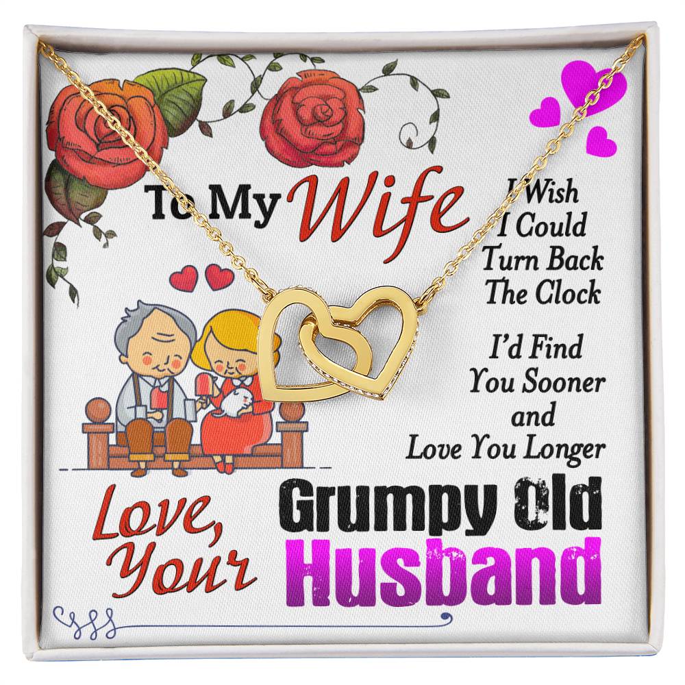 Old Man'S Wife - Interlocking Heart Necklace Interlocking Hearts Necklace