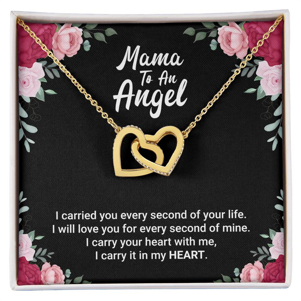 Miscarriage Necklace Interlocking Hearts Necklace