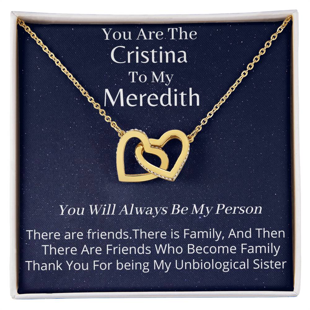To My Person Nurse Week Special Interlocking Hearts Necklace