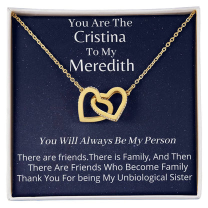 To My Person Nurse Week Special Interlocking Hearts Necklace