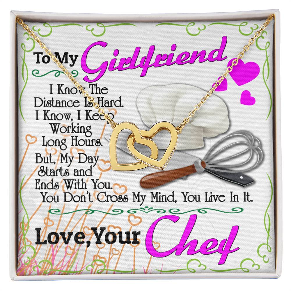 Chef'S Girlfriend - Interlocking Heart Necklace Interlocking Hearts Necklace