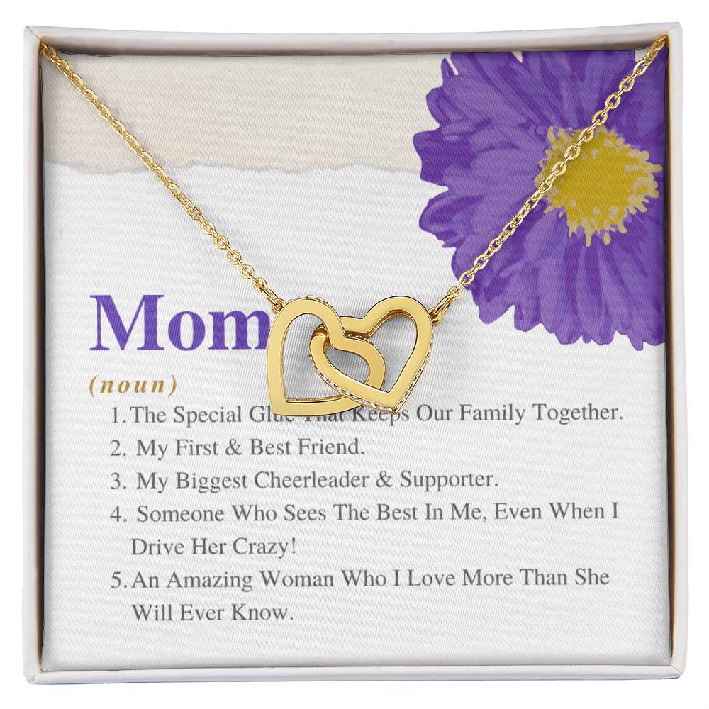 The Perfect Mother'S Day Gift. Interlocking Hearts Necklace