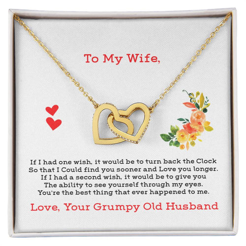 Old Man'S Wife - Interlocking Heart Necklace Interlocking Hearts Necklace