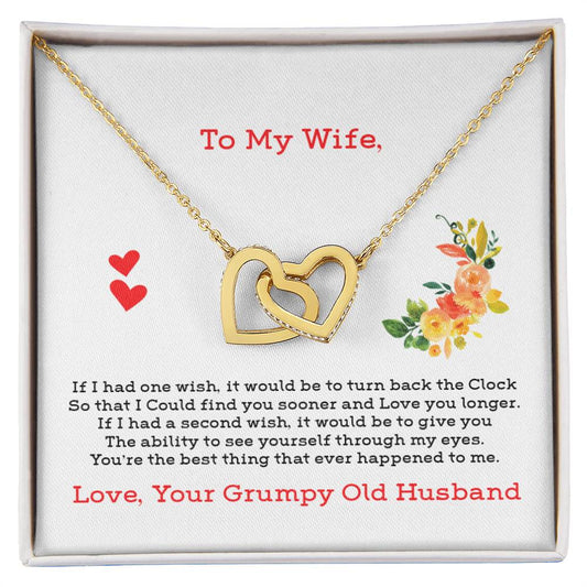 Old Man'S Wife - Interlocking Heart Necklace Interlocking Hearts Necklace