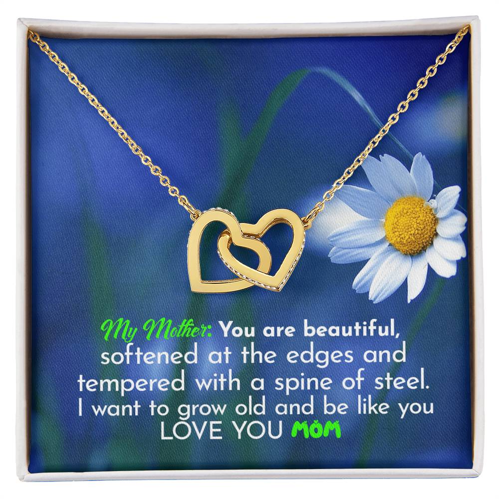 Mothers Day Gift From Daughter Son - Mother Necklace Gifts For Mom Mom Necklace Interlocking Hearts Interlocking Hearts Necklace