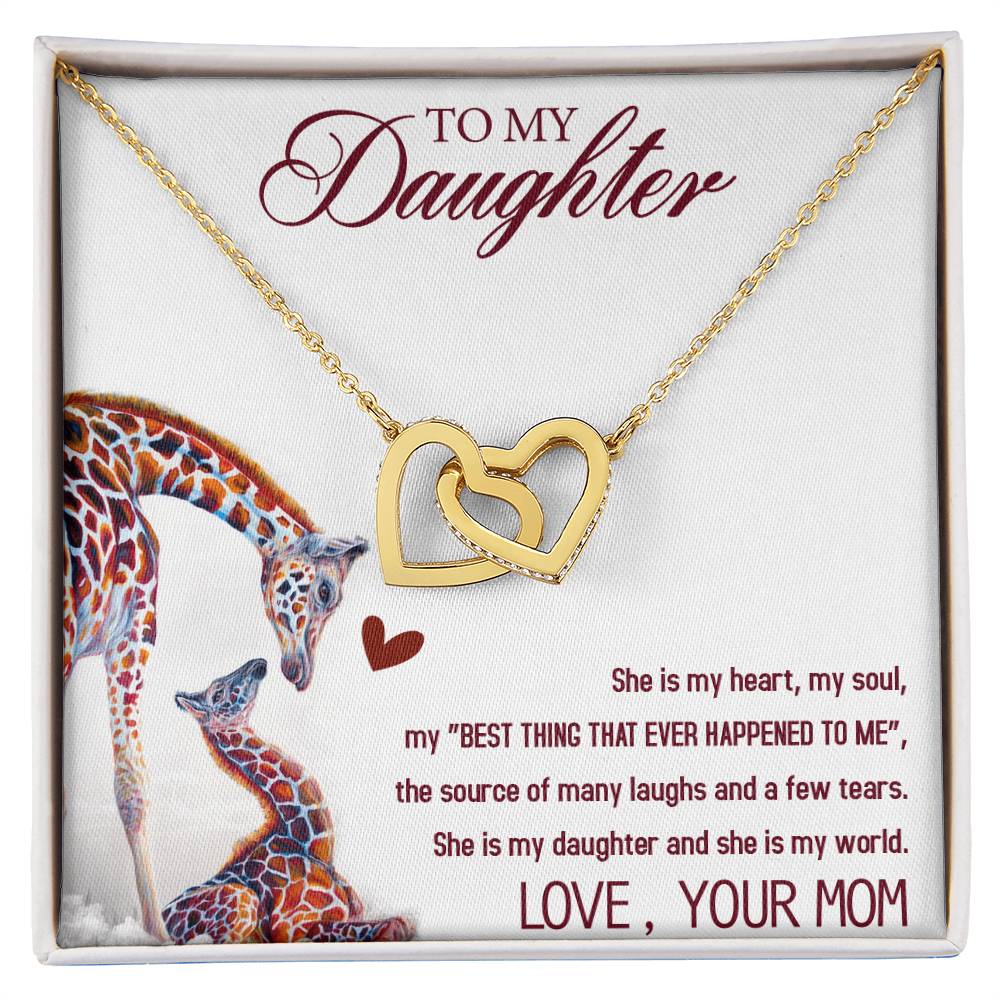 TOC058~1 Interlocking Hearts Necklace