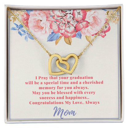 Graduation Gifts For Daughter From Mom Interlocking Hearts Necklace