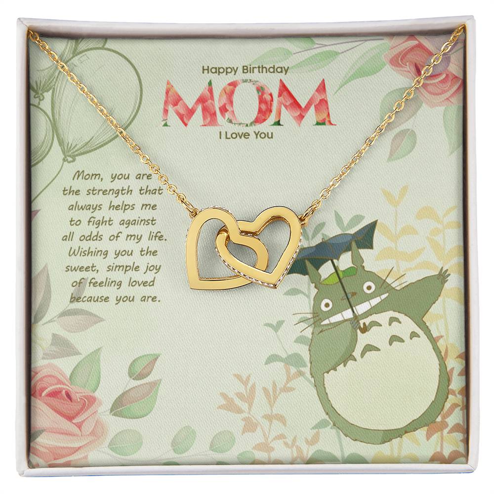 Our Strength Provider! - Interlocking Hearts Necklace