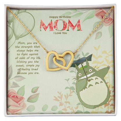 Our Strength Provider! - Interlocking Hearts Necklace