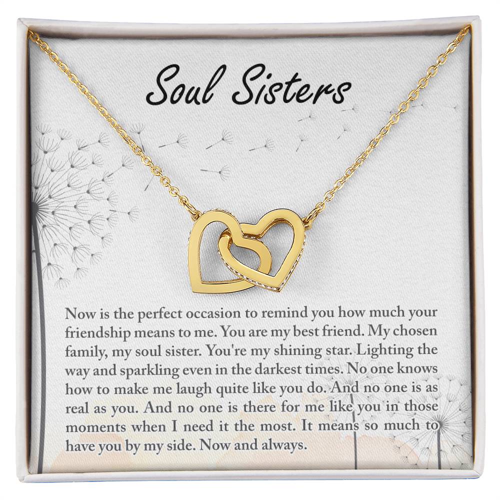 Soul Sisters - Necklace Interlocking Hearts Necklace
