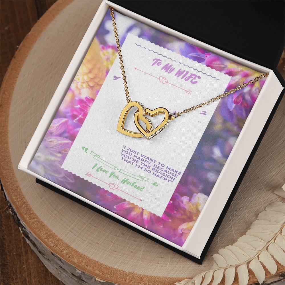 The Best Birthday Gifts For Your Wife Interlocking Hearts Necklace