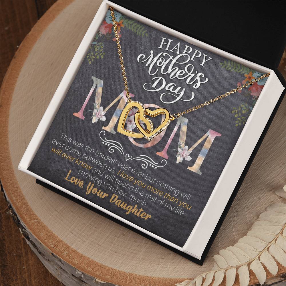 Best Mother'S Day Interlock Necklace Interlocking Hearts Necklace