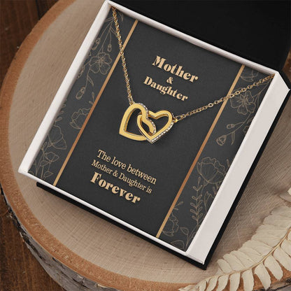 Mothers Day Interlocking Hearts Necklace Luxury