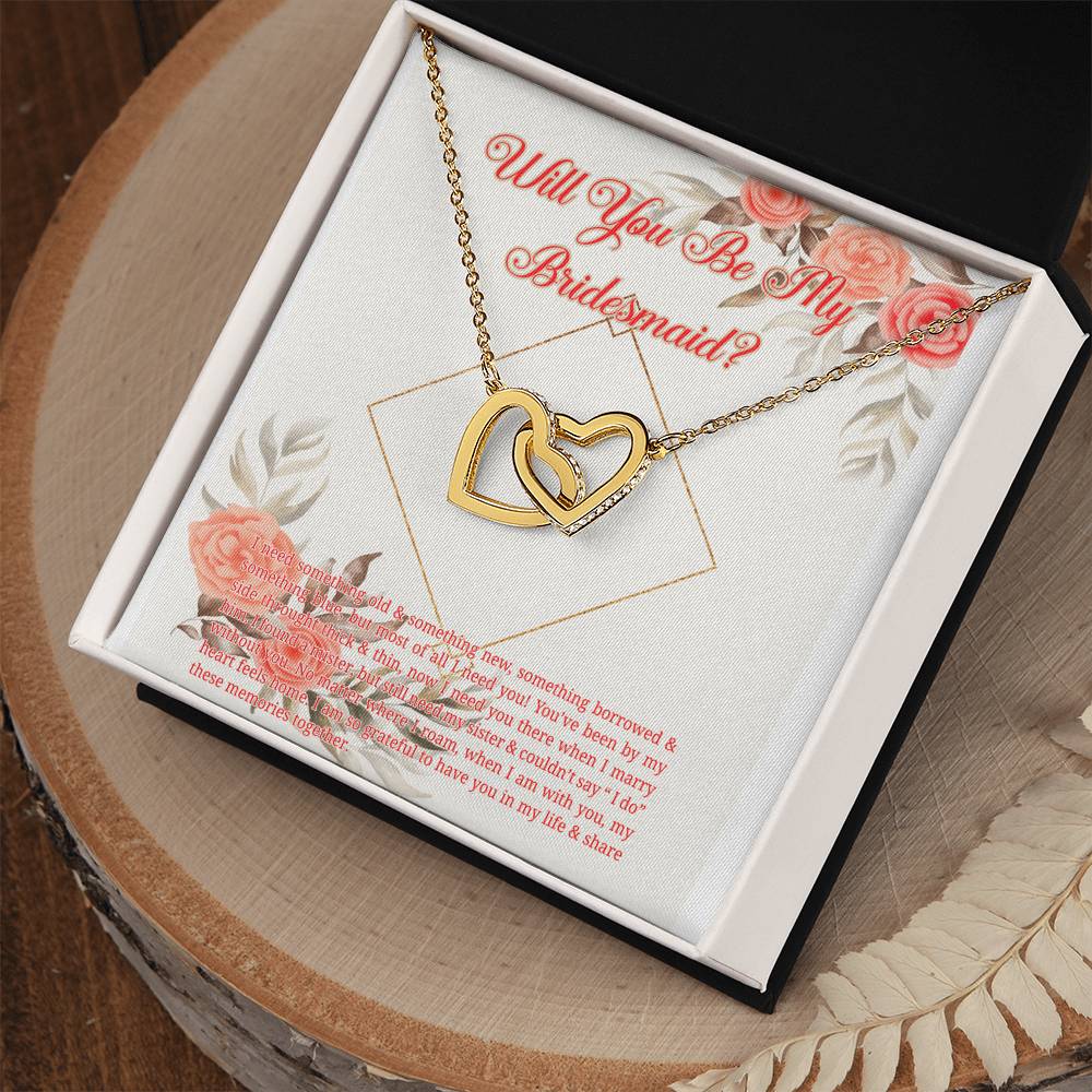 Interlocking Hearts Bridesmaid Necklace Gift Perfect Us Gifts Interlocking Hearts Necklace