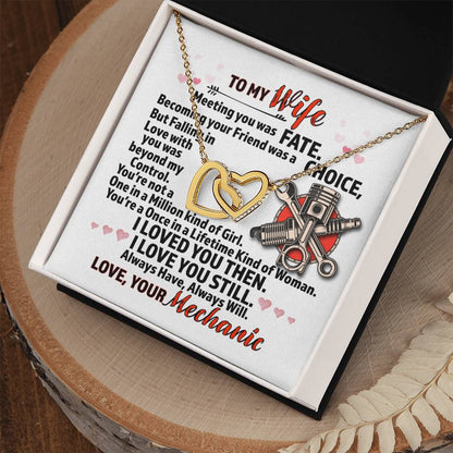 Mechanic'S Wife - Interlocking Heart Necklace Interlocking Hearts Necklace