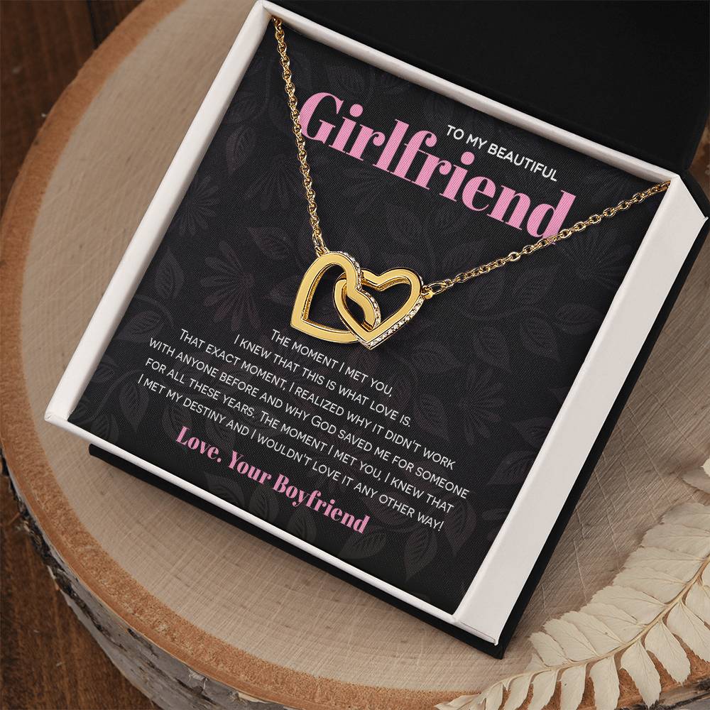 Interlocking Hearts - God Saved Me For You Interlocking Hearts Necklace