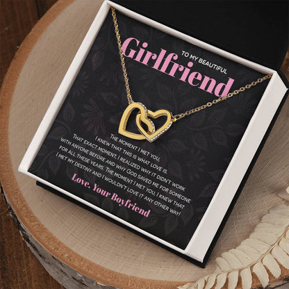 Interlocking Hearts - God Saved Me For You Interlocking Hearts Necklace