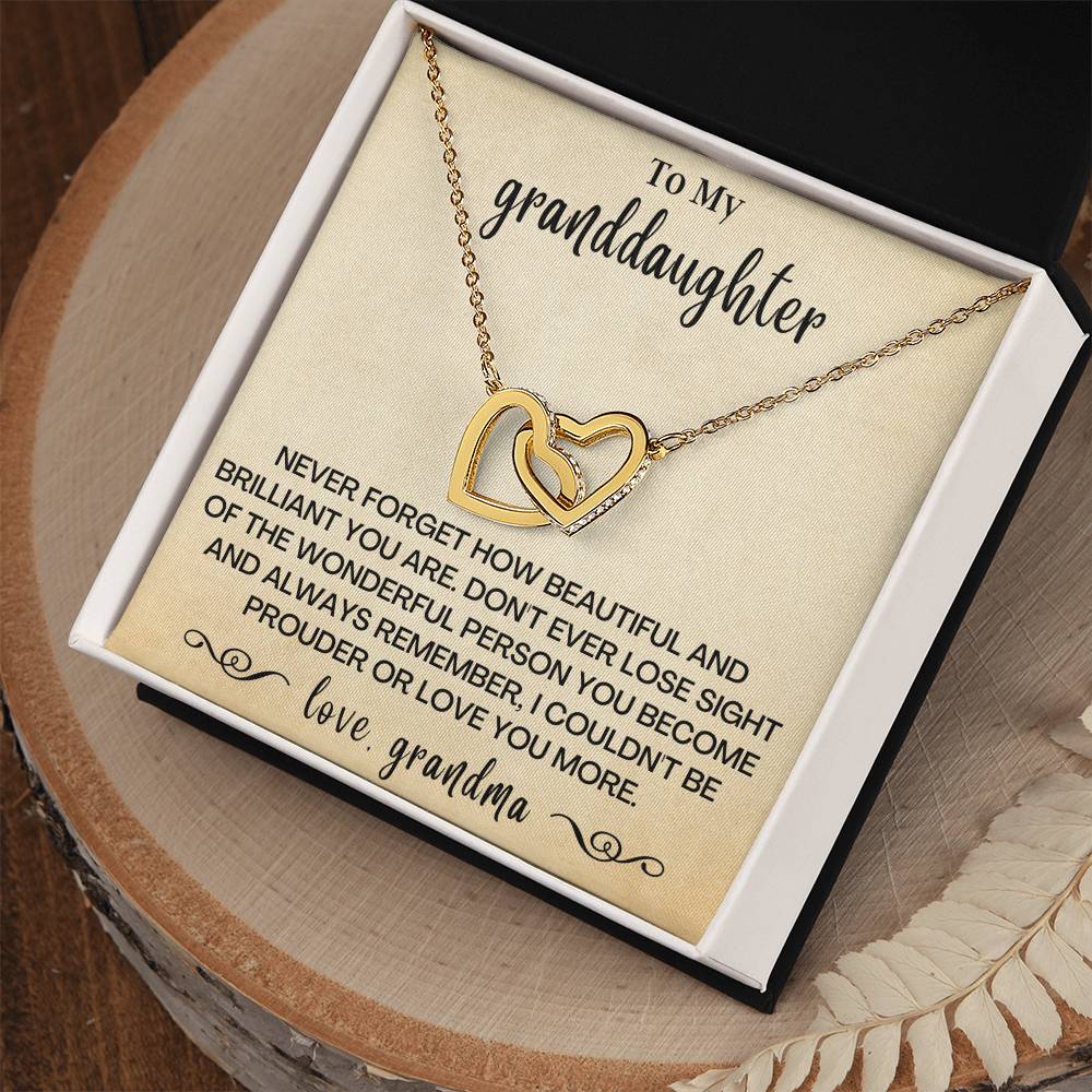 Happy Birthday Or Just To Say I Love You - Two Hearts Necklace Interlocking Hearts Necklace