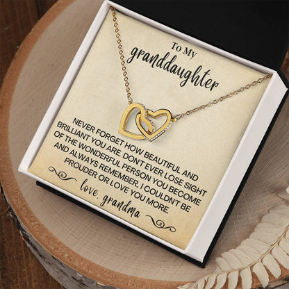 Happy Birthday Or Just To Say I Love You - Two Hearts Necklace Interlocking Hearts Necklace