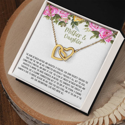 Mother Daughter Gift Necklace Mother'S Day Gift Gifts For Mom Mom Necklace Interlocking Hearts Necklace