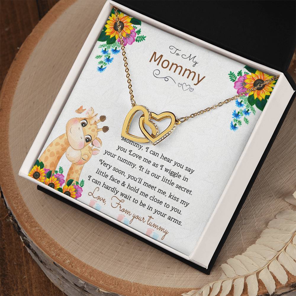 Love From Tummy Interlocking Hearts Necklace