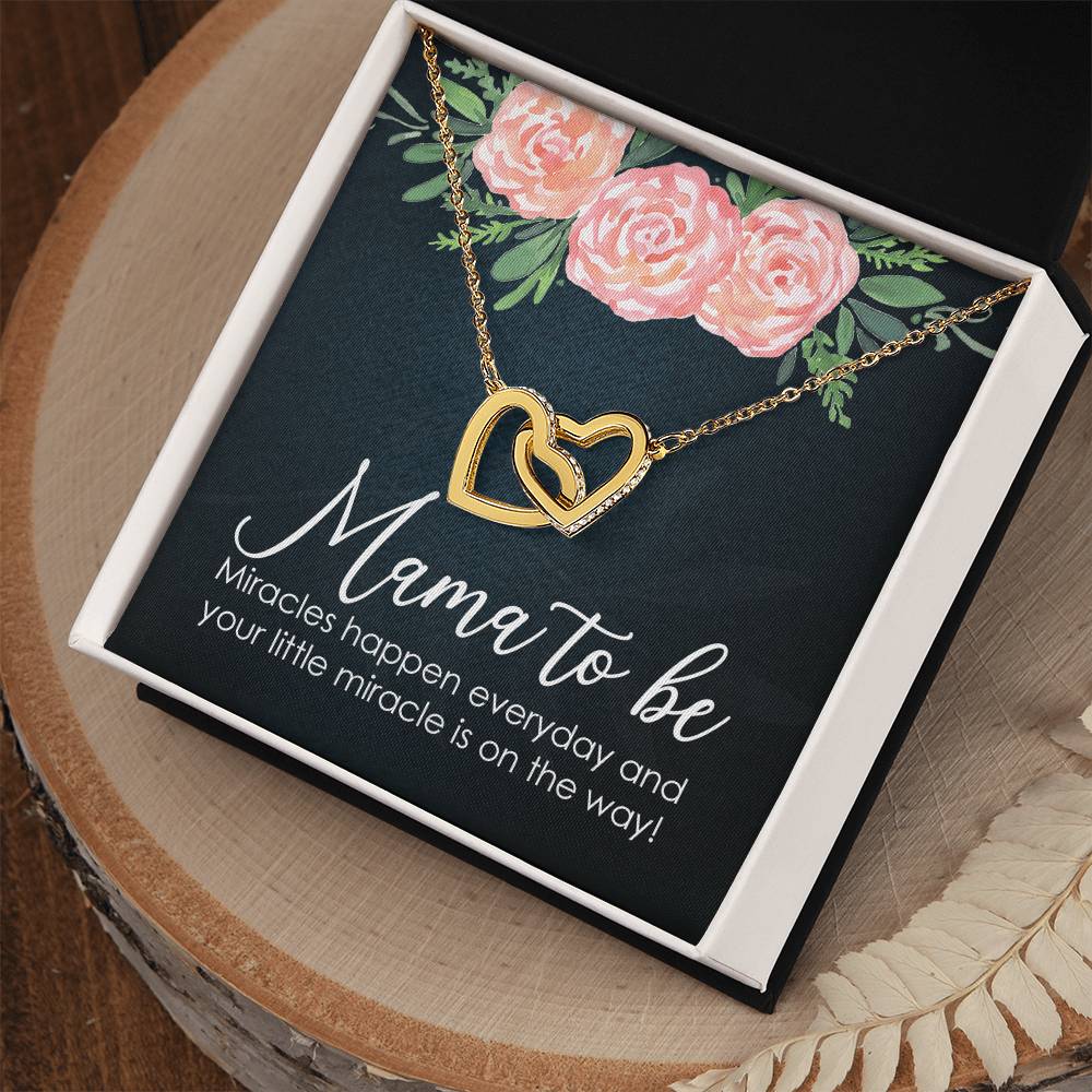 New Mom - Miracle Interlocking Hearts Necklace