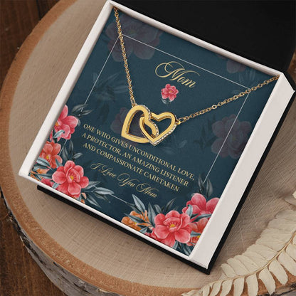 Mother'S Day Gift - Unconditional Love - The Interlocking Heart Necklace Interlocking Hearts Necklace