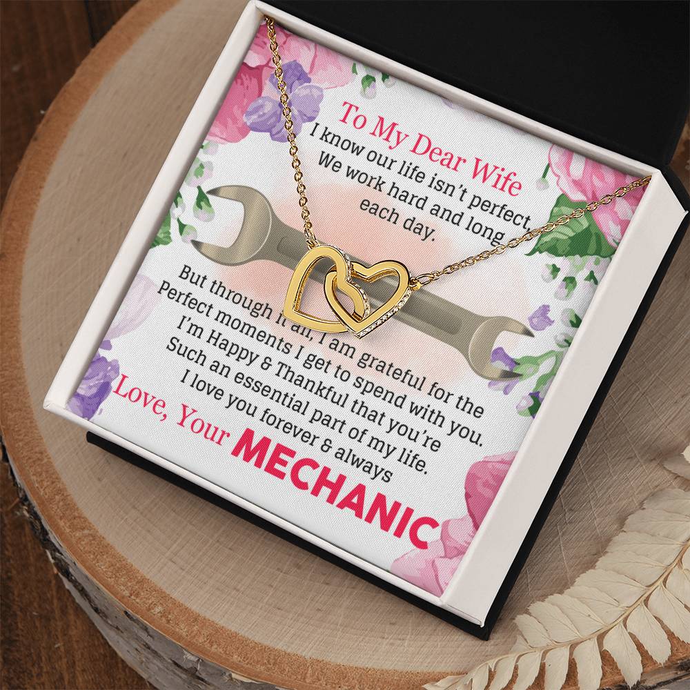Mechanic'S Wife - Interlocking Heart Necklace Interlocking Hearts Necklace