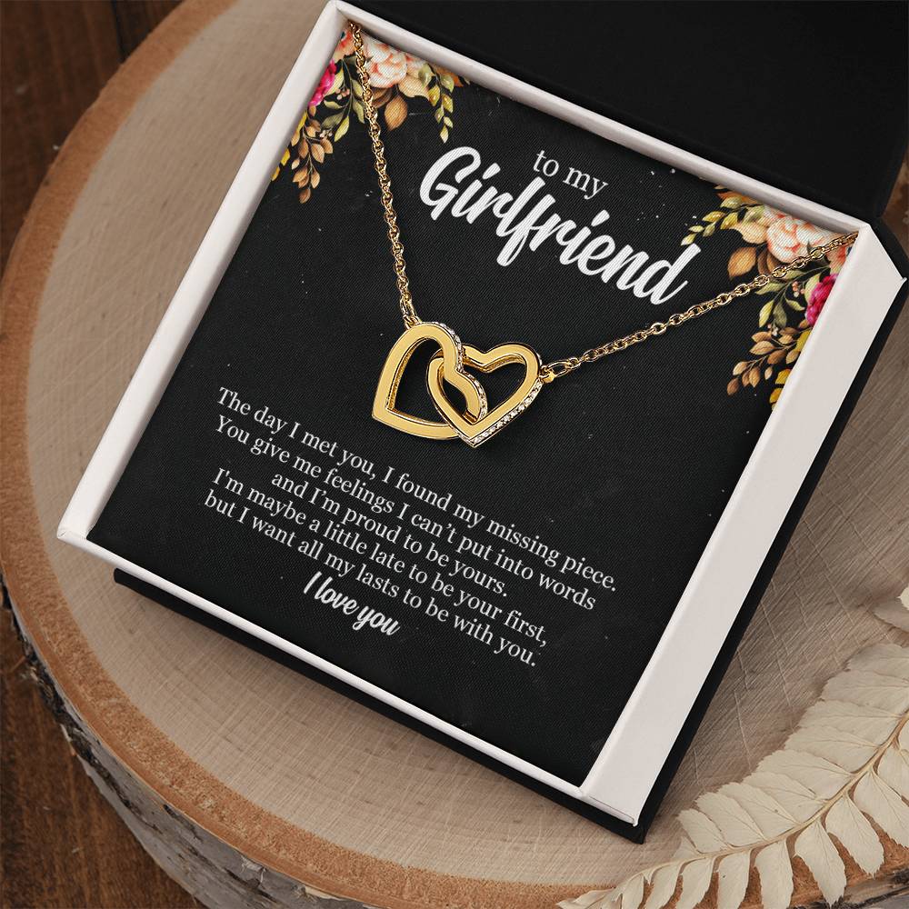 To My Future Wife - Premium Lovecube Necklace - So19 Interlocking Hearts Necklace