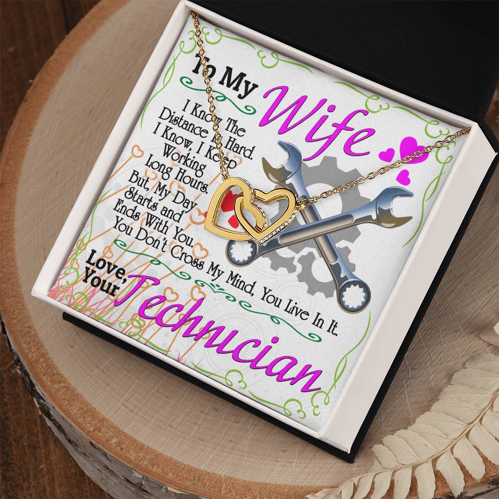 Technician'S Wife - Interlocking Heart Necklace Interlocking Hearts Necklace