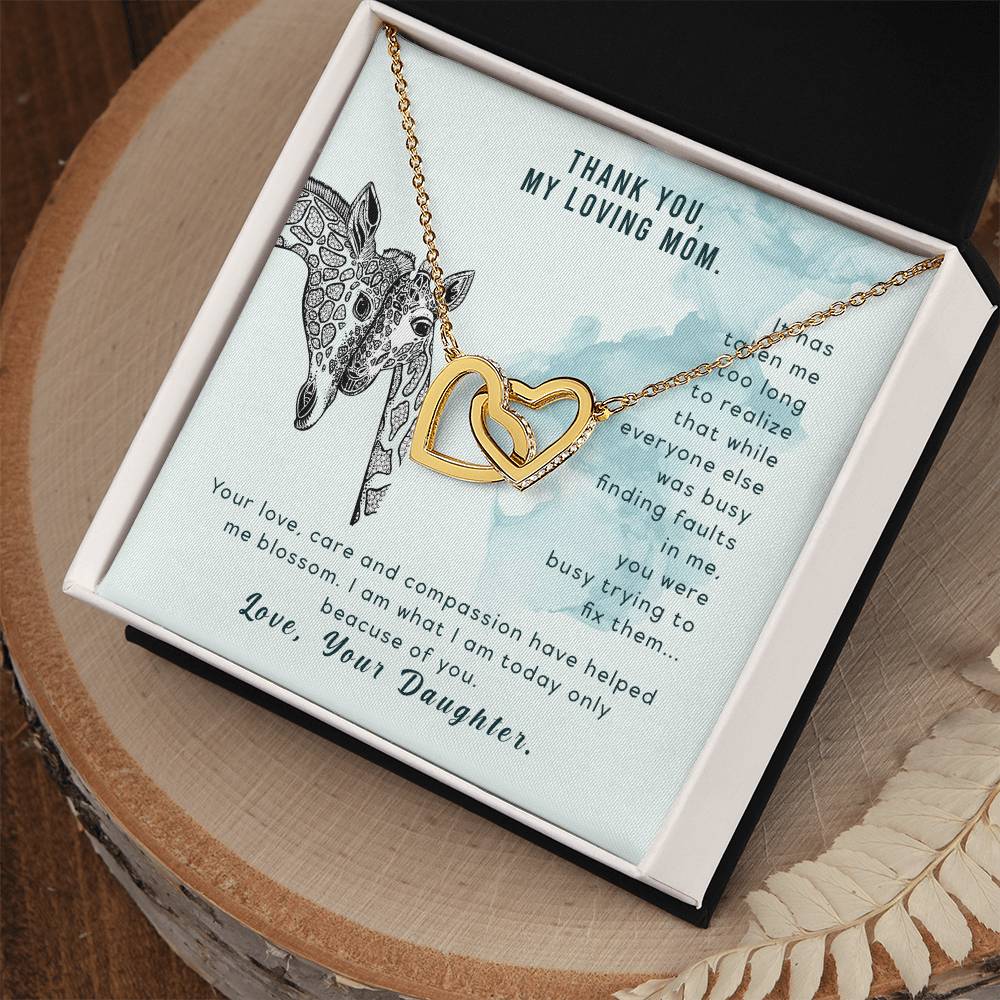 Mothers Day Gift From Daughter Son - Mother Necklace Gifts For Mom Mom Necklace Interlocking Hearts Interlocking Hearts Necklace