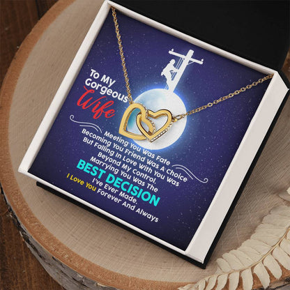 Lineman'S Wife - Interlocking Heart Necklace Interlocking Hearts Necklace