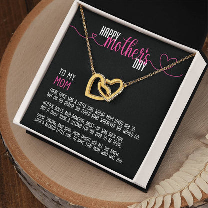 Limited Time - Happy Mother'S Day To My Mom - Necklace Interlocking Hearts Necklace