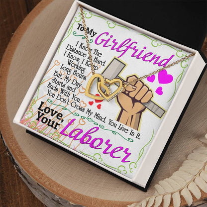 Laborer'S Girlfriend - Interlocking Heart Necklace Interlocking Hearts Necklace