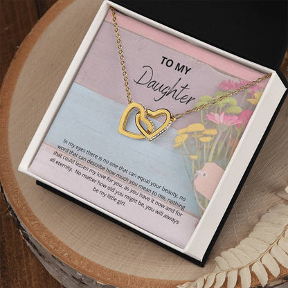 Necklace For Daughter Interlocking Hearts Necklace