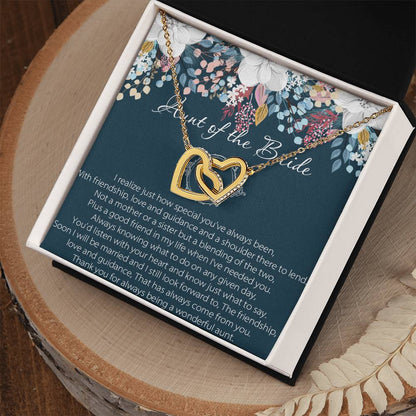 Aunt Of Bride Gift Aunt Of The Bride Necklace Aunt Interlocking Hearts Necklace Wedding Giftaunt Gift For Your Wedding Wedding Gift Aunt