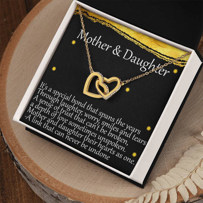 Mother & Daughter Interlocking Hearts Interlocking Hearts Necklace