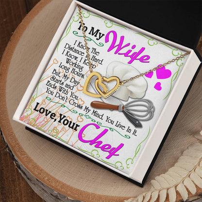 Chef'S Wife - Interlocking Heart Necklace Interlocking Hearts Necklace