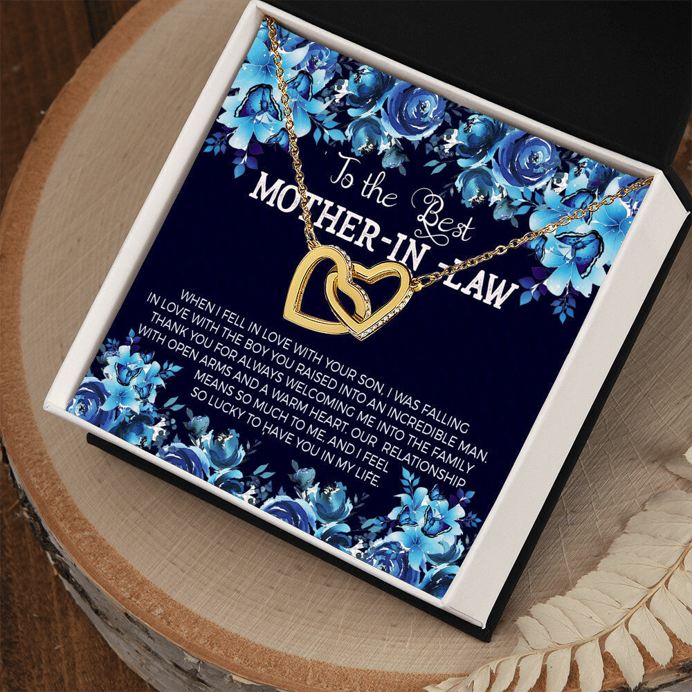 Mothers Day Gift From Daughter Son - Mother Necklace Gifts For Mom Mom Necklace Interlocking Hearts Interlocking Hearts Necklace