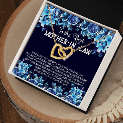 Mothers Day Gift From Daughter Son - Mother Necklace Gifts For Mom Mom Necklace Interlocking Hearts Interlocking Hearts Necklace