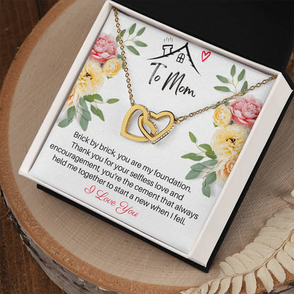 Perfect Necklace For Mom On Any Occasion Interlocking Hearts Necklace
