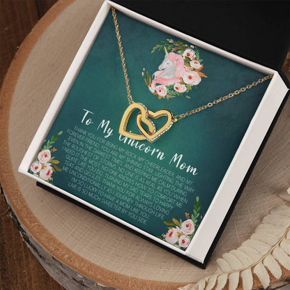 Mom Gift Mother'S Day Gift Mother'S Day Earrings Mother Daughter Gifts 2 Interlocking Interlocking Hearts Necklace