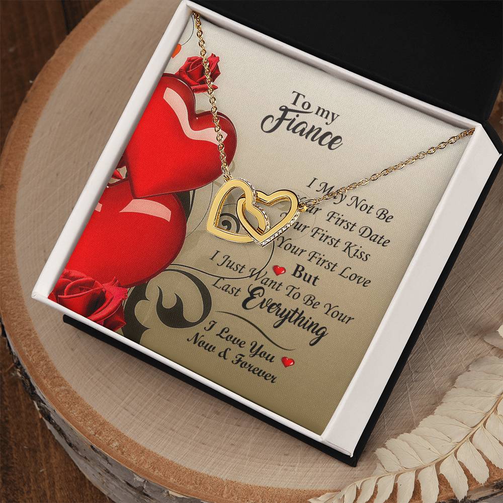 All Yours Necklace For Fiance Interlocking Hearts Necklace