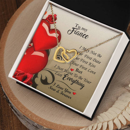 All Yours Necklace For Fiance Interlocking Hearts Necklace
