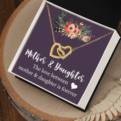 Mother Daughter Gift Necklace Mother'S Day Gift Mother'S Day Necklace Gifts For Mom Interlocking Hearts Necklace