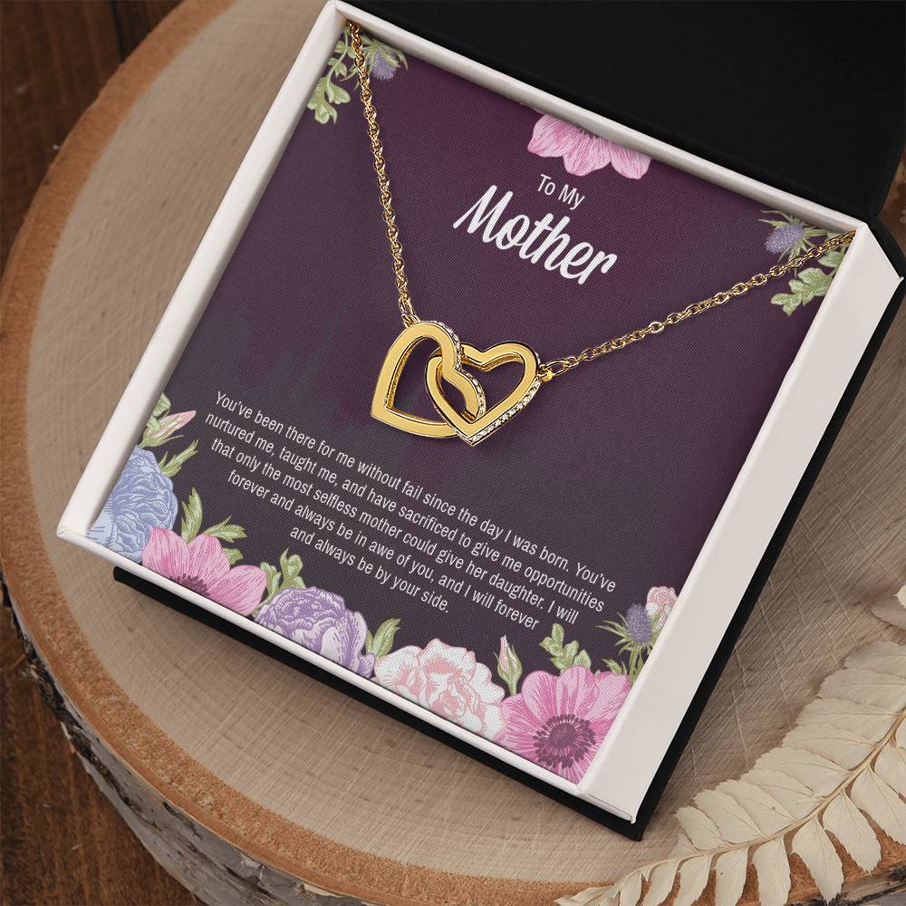 Interlocking Hearts Necklace For Mother